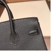 エルメスバーキン 25 Birkin  Black (Noir) ブラック トゴ Togo ゴールド金具  全手縫い
