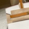 エルメスバーキン 25 外縫い ヴォーエプソン Epsom ゴールド金具  全手縫い ホワイトXゴールド