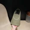 【新作】豚鼻モチーフ バスケットバッグ In the loop｜Q1 セージ 大人の落ち着いたグリーンバッグ