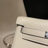 ケリー アドダ ブルショルダーバッグ 【Ado】ダブルショルダーバッグ トリヨン・クレマンス Clemence 素材 I2 / ナタ シルバークランプ 両手解放可能 若返り効果抜群