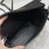 ケリー アド ダ ブルショルダーバッグ【エルメス】ケリー アド ダブルショルダーバッグ クレマンス革 89 ブラック ゴールドクランプ 学園風 若々しい