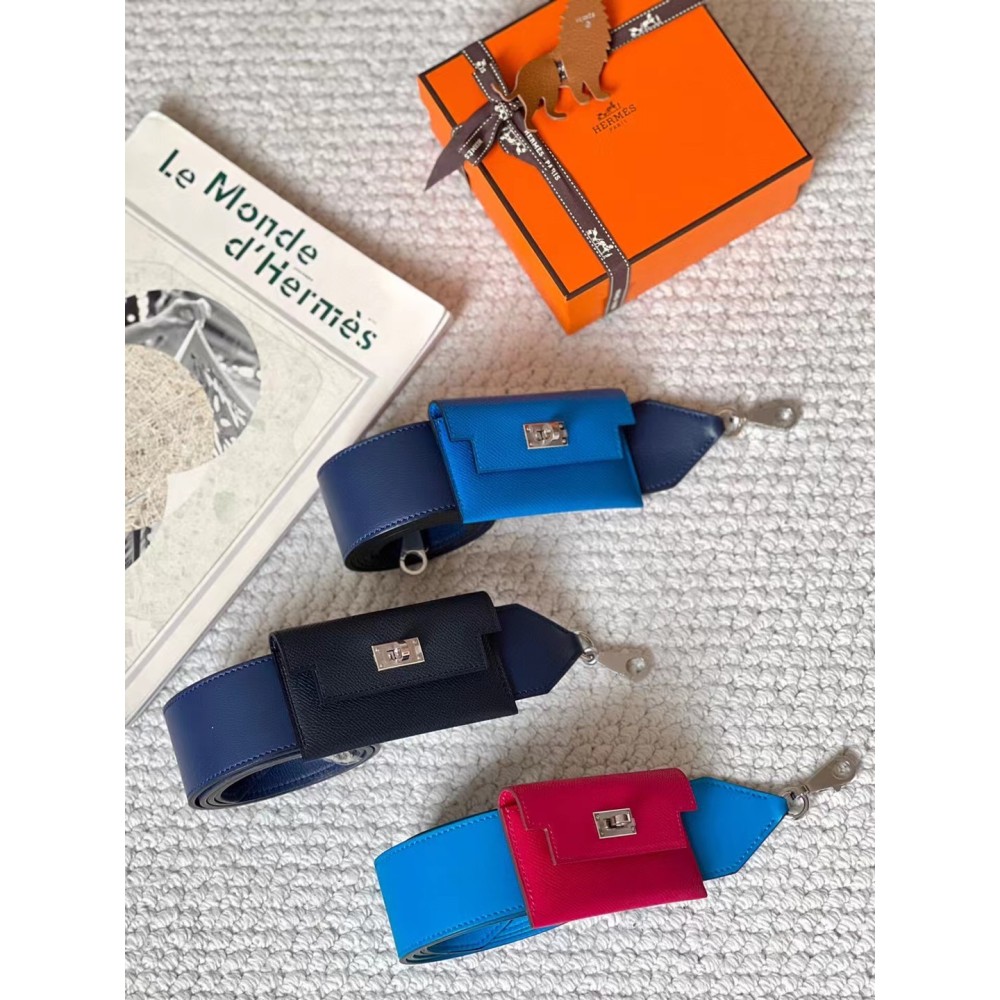 バンドリエール ショルダーストラップ ケリー・ポケット プラッシュ  Bandouliere Kelly Pocket Pluch Shoulder strap 