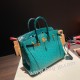 エルメスバーキン 25センチオーストリッチ Ostrich Z6/MalachiteマラカイトX 6Q Vert Emeraudeゴールド金具  全手縫いbirkin25-019