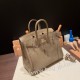 エルメスバーキン 25センチChamois 18/Étoupe Grey グリエレファント シルバー金具 全手縫いbirkin25-023