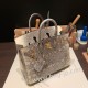 エルメスバーキン 25センチLizard リザードナチュラ1B/ Ombreオンブレゴールド金具  全手縫いbirkin25-027