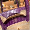 エルメスバーキン 25センチLizard リザードナチュラアネモネ P9/Anemoneゴールド金具  全手縫いbirkin25-028