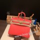 エルメスバーキン 25センチLizard リザードナチュラT5/Rose Jaipur  ローズジャイプールゴールド金具  全手縫いbirkin25-036