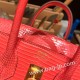 エルメスバーキン 25センチLizard リザードナチュラT5/Rose Jaipur  ローズジャイプールゴールド金具  全手縫いbirkin25-036