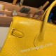 エルメスバーキン 25センチLizard リザードナチュラ9L/CANARIゴールド金具  全手縫いbirkin25-039