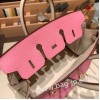 エルメスバーキン 25センチヴォーエプソン Epsom ピンク X クレ 5P/ Pink & 10/ Craieゴールド金具  全手縫いbirkin25-052