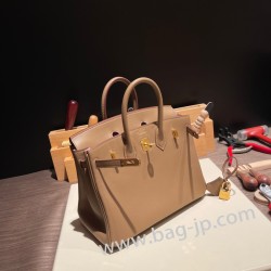 エルメスバーキン 25センチスイフト swift チャイ X モーヴシルベストル0M/Chai & X9 /Mauve Sylvestre  ゴールド金具  全手縫いbirkin25-075