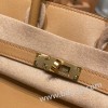 エルメスバーキン 25センチスイフト swift ビスキュイ4B/Biscuiゴールド金具  全手縫いbirkin25-076