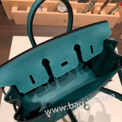 エルメスバーキン 25センチトゴ Togo マラカイトnew stock  Z6 /Malachite シルバー金具 全手縫いbirkin25-140