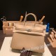 エルメスバーキン 25センチトゴ Togo ベージュ14/Beige シルバー金具 全手縫いbirkin25-151