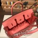 エルメスバーキン 25センチトゴ Togo ローズエテK4 /Rose d’ete シルバー金具 全手縫いbirkin25-152