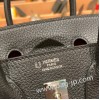 エルメスバーキン 25センチトゴ Togo ブラック 89 /Black (Noir) シルバー金具 全手縫いbirkin25-154
