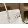 【バーキン ドリームバッグ】トゴ 25cm 0T マッシュルーム シルバー金具 マイルドなエレガンスを追求 