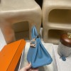 【バーキン ドリームバッグ】トーゴ 25cm 7B ターコイズブルー シルバー金具 地中海の輝きを宿したエレガンス 
