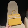 【エルメス】バーキン 25 トゴ革 9D ジョーヌ アンブル｜冬の小さな太陽のような暖かいゴールドイエロー ハンドバッグ 