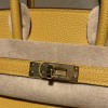 【エルメス】バーキン 25 トゴ革 9D ジョーヌ アンブル｜冬の小さな太陽のような暖かいゴールドイエロー ハンドバッグ 