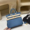 【ドリームバッグ】エルメス バーキン 25 トゴ革 1P コルヴェール ゴールド金具｜理想的なサイズと鮮やかな水色 ハイクラスなエレガンスを体現 