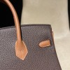 【全新入荷】エルメス バーキン 25 トーゴ革 46 エベーヌ ×37 ゴールド シルバー金具｜濃密なブラウンとゴールドのコントラスト ハイクラスな秋冬バッグ 