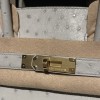 4Z  ゴールド金具 4Z /Gris Mouette  グリムエット エルメスバーキンオーストリッチ 25センチ 高級カスタムメイド Birkin 30cm 南アフリカ KK オーストリッチ 