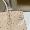 S2 Trench  トレンチ ゴールド金具 エルメスバーキンオーストリッチ 25センチ 高級カスタムメイド Birkin 25cm 南アフリカ KK オーストリッチ  