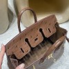 6C/Cuivre   キュイーブル ゴールド金具 エルメスバーキンオーストリッチ 25センチ 高級 カスタムメイド 25 birkin 南アフリカ KK オーストリッチ 