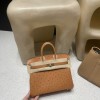 37/Gold   ゴールド  ゴールド金具 エルメスバーキンオーストリッチ 25センチ 高級 カスタムメイド 25 birkin 南アフリカ KK オーストリッチ  