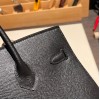 エルメスバーキン 25 外縫い 89 Black (Noir) ブラック全手縫いbirkin25-w012