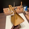 エルメスバーキン 25 外縫い ブロンズドレBronze color Madame calfskin 全手縫いbirkin25-w016
