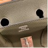 エルメスバーキン 25 外縫い ヴェールグリスC6 Vert Gris 全手縫いbirkin25-w019