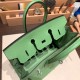 エルメスバーキン 25 外縫い ヴェールクリケット3I Vert Criquet 全手縫いbirkin25-w026