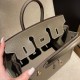 エルメスバーキン 25 外縫い18/Étoupe Grey (Étoupe)  エトゥープ全手縫いbirkin25-w034