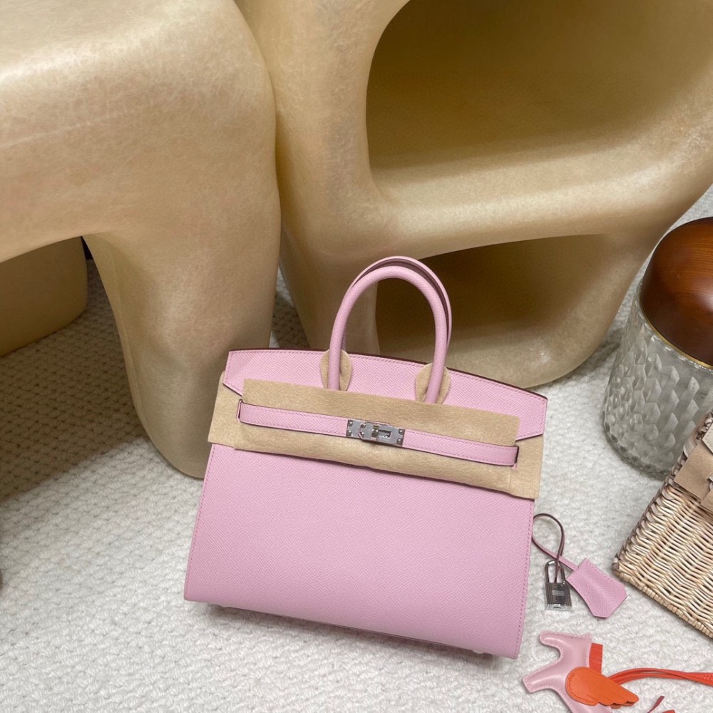 【激レアカラー】バーキン 25cm 外縫い Birkin 25cm Sellier 外縫いEpsom X9 / モーヴシルベストル  シルバー金具 全手縫い 未使用保存品 ヴォーエプソン Epsom