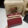 【激レア・ヴィンテージ】Hermès 30 Birkin Sellier Box 皮 55/Rouge H ルージュアッシュ ゴールド金具 Box  ボックスカーフ