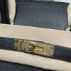 【若々しいシャープデザイン】Hermès 30 Birkin Sellier 外縫いEpsom 89 / ブラック ゴールド金具 ヴォーエプソン Epsom
