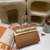 【若々しさとエレガンス兼ね備え】Hermès Birkin Sellier 外縫いEpsom 37 / ゴールド ゴールド金具  ヴォーエプソン Epsom