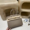 【若々しさと大人の落ち着き】Hermès 30 Birkin Sellier 外縫いEpsom 18 / エトゥープ ゴールド金具 ヴォーエプソン Epsom
