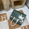 【感動のカラーコンビ】Hermès Birkin Sellier 外縫いEpsom 2Q / ヴェールアングレ ×i2 / ナタ ラス金金具 未使用保存品 ヴォーエプソン Epsom