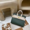 【感動のカラーコンビ】Hermès Birkin Sellier 外縫いEpsom 2Q / ヴェールアングレ ×i2 / ナタ ラス金金具 未使用保存品 ヴォーエプソン Epsom