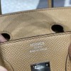 【大人の美学】Hermès Birkin25 Sellier 外縫いEpsom 0M / チャイ 銀色金具 ヴォーエプソン Epsom