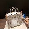 エルメスバーキン 30センチHimalaya ヒマラヤ Himalaya 01 シルバー金具 birkin30-005 全手縫い