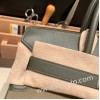 エルメスバーキン 30センチswift& chamois vert militaireシルバー金具 birkin30-008 全手縫い