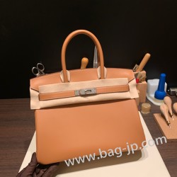 エルメスバーキン 30センチジョナサン  JonathanJonathan 37/Goldシルバー金具 birkin30-013 全手縫い