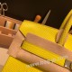 エルメスバーキン 30センチLizard リザードナチュラ9L/CANARIシルバー金具 birkin30-021 全手縫い