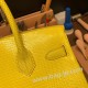 エルメスバーキン 30センチLizard リザードナチュラ9L/CANARIシルバー金具 birkin30-021 全手縫い