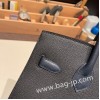 エルメスバーキン 30センチCasaque ブラックxブルーフリーダxブルーインディゴゴールド金具 birkin30-023 全手縫い