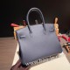 エルメスバーキン 30センチトゴ Togo 2Z/Blue nuit ブルーニュイシルバー金具 birkin30-029 全手縫い